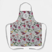  lichtgrijs beste mam ooit foto kolibrie schort (Voorkant)