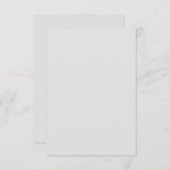 Lichtgrijs #E6E6, Goose RSVP Kaartje (Voorkant / Achterkant)