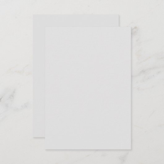 Lichtgrijs #E6E6, Goose RSVP Kaartje (Voorkant / Achterkant)