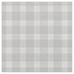 lichtgrijs en wit Gingham geruit Plaid Stof
