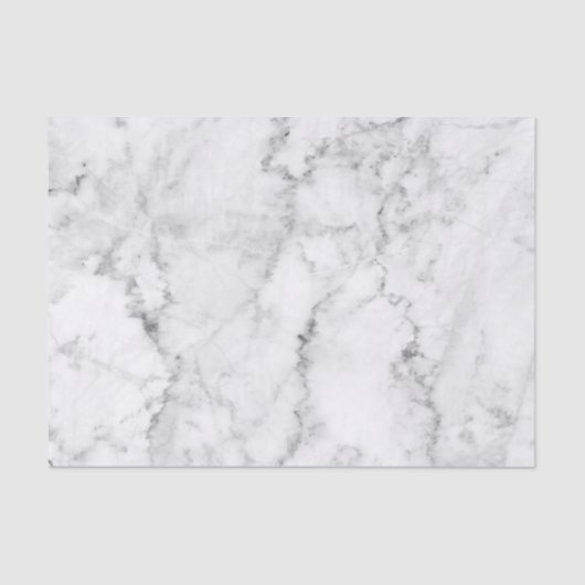 Lichtgrijs en witte faux-marmer tissuepapier (Voorkant)