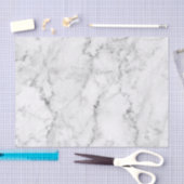 Lichtgrijs en witte faux-marmer tissuepapier (Craft)