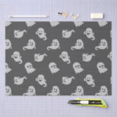 Lichtgrijs Geesten Donkergrijs Halloween Tissuepapier (Craft)