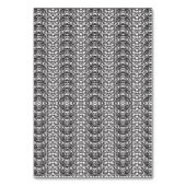 Lichtgrijs herhalend V-vormig patroon op een witte Kaart (Achterkant)