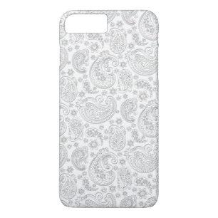Lichtgrijs  Paisley Case-Mate iPhone Case