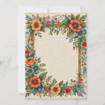 Lichtgrijs perkament bloemenbruiloft