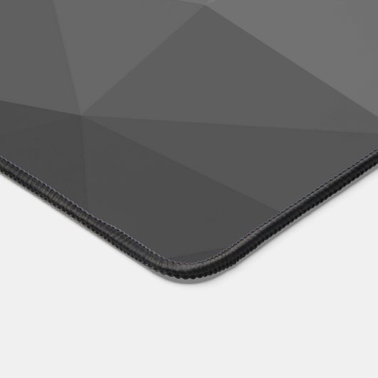 Lichtgrijs verloop geometrisch maaspatroon bureaumat (Hoek)