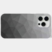 Lichtgrijs verloop geometrisch maaspatroon Case-Mate iPhone case (Achterkant (horizontaal))