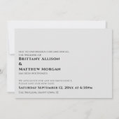 Lichtgrijs wanneer we je kunnen knuffelen uitgeste kaart (Achterkant)