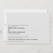 Lichtgrijs wanneer we je kunnen knuffelen uitgeste kaart (Achterkant)