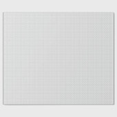 Lichtgrijs Witte Stippenpatroon Cadeaupapier (Vlak)
