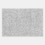 Lichtgrijs zilver glitter bordeaux Vrijgezellenfee Inpakpapier Vel (Voorkant 3)