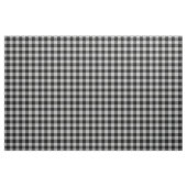 Lichtgrijs & zwart geruit gingham stof (Fat Quarter)