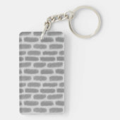 Lichtgrijze brick | Welkom | Vacatiehuur Sleutelhanger (achterkant)