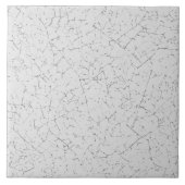 Lichtgrijze Crackle Glaze Textuur Klassiek Tegeltje (Voorkant)