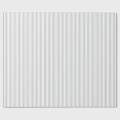 Lichtgrijze en witte snoepjes strepen cadeaupapier (Vlak)