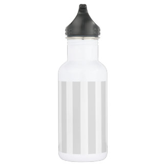 Lichtgrijze en witte snoepjes strepen waterfles