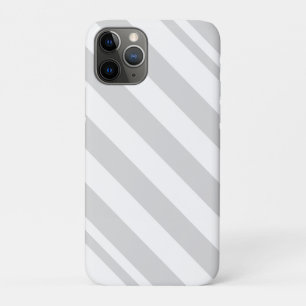 Lichtgrijze en witte strepen Case-Mate iPhone case