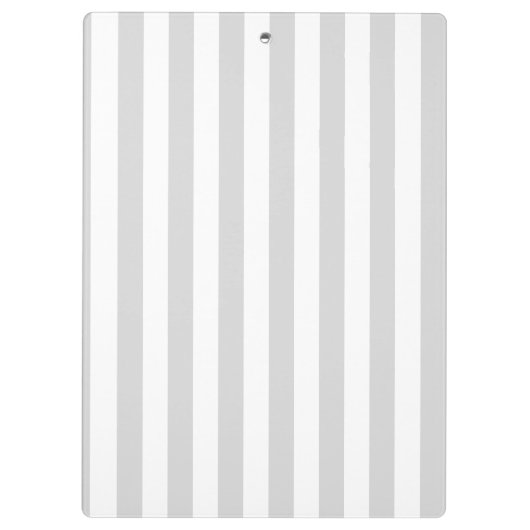Lichtgrijze en witte strepen klembord (Achterkant)