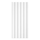 Lichtgrijze en witte strepen reclamekaart (Voorkant)