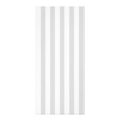 Lichtgrijze en witte strepen reclamekaart (Achterkant)