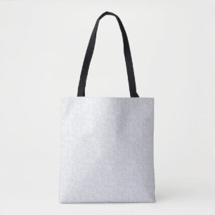 Lichtgrijze geometrische bloem Moderne zomerpatr Tote Bag