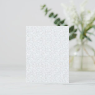 Lichtgrijze geometrische bloempatroon briefkaart