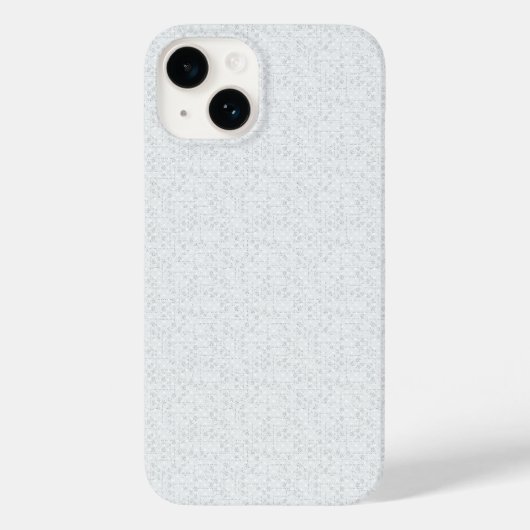 Lichtgrijze geometrische bloempatroon Case-Mate iPhone case (Achterkant)
