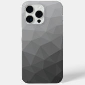 Lichtgrijze geometrische mesh-patroon met verloop Case-Mate iPhone case (Achterkant)