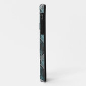 Lichtgrijze geometrische print. Case-Mate iPhone case (Achterkant/links)