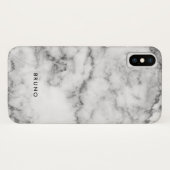 Lichtgrijze grijze accenten Case-Mate iPhone case (Achterkant (horizontaal))