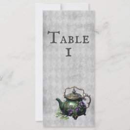 Lichtgrijze heksen thee betoverde brouwtafel Kaart