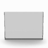 Lichtgrijze horizontale fotoblokkunst fotoblokken (Voorkant)