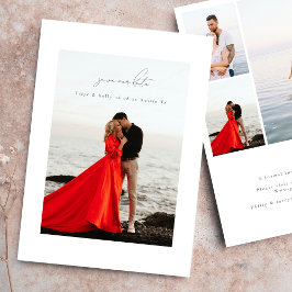 Lichtgrijze kalligrafie lijst fotokalligrafie save the date