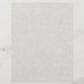 Lichtgrijze linnen textuur Event Designer Briefhoofd (Achterkant)