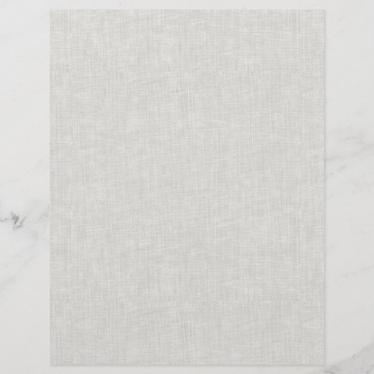 Lichtgrijze linnen textuur Event Designer Briefhoofd (Achterkant)