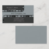 Lichtgrijze, Silver Tile Border Visitekaartje (Voorkant / Achterkant)