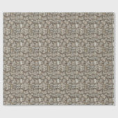 Lichtgrijze Stone Texture Wrapping Paper Roll Cadeaupapier (Vlak)