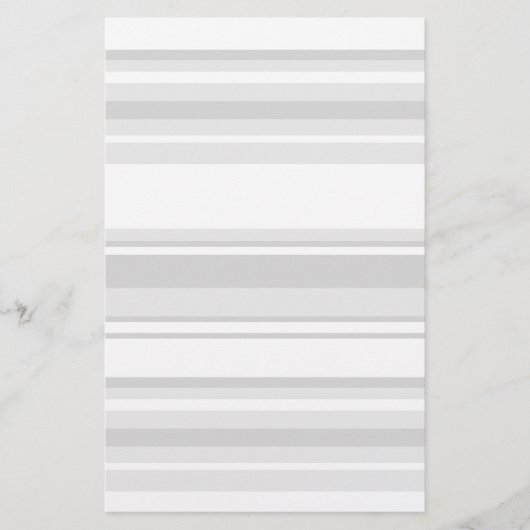 Lichtgrijze strepen briefpapier (Voorkant)