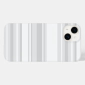 Lichtgrijze strepen Case-Mate iPhone case (Achterkant (horizontaal))
