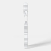 Lichtgrijze strepen Case-Mate iPhone case (Achterkant / Links)