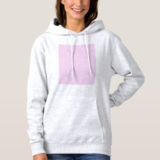 Lichtgrijze vrouw Hoodie Sjabloon (Voorkant)