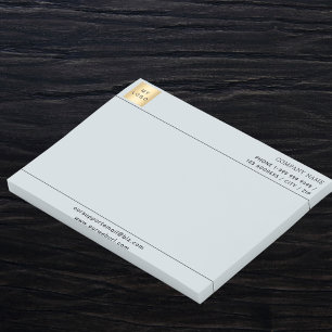 Lichtgrijze zakelijke logo post-it® notes