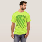 Lichtgroen aardewerk t-shirt (Voorkant volledig)