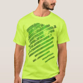 Lichtgroen aardewerk t-shirt (Voorkant)