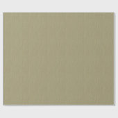 Lichtgroen beige linnen nabootsing stofeffect cadeaupapier (Vlak)