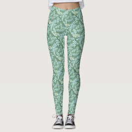 Lichtgroen blad Leggings