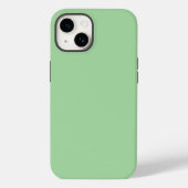 Lichtgroen, effen pasteltint, Worpkussen Case-Mate iPhone Case (Achterkant)
