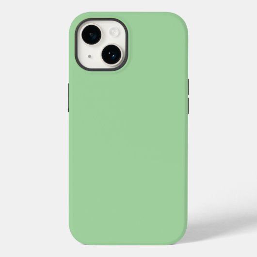 Lichtgroen, effen pasteltint, Worpkussen Case-Mate iPhone Case (Achterkant)