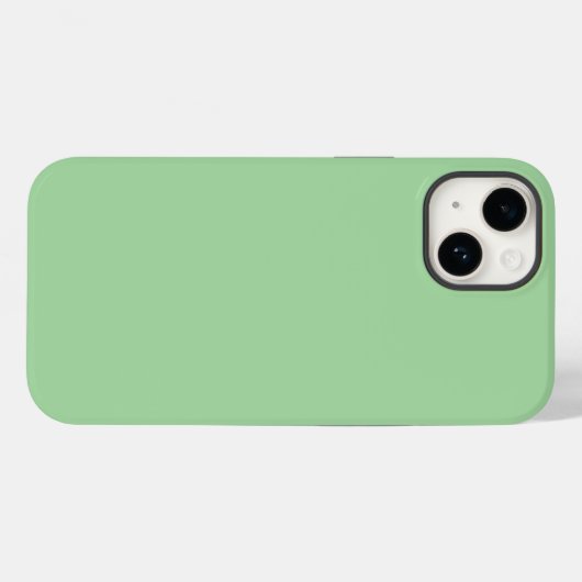 Lichtgroen, effen pasteltint, Worpkussen Case-Mate iPhone Case (Achterkant (horizontaal))
